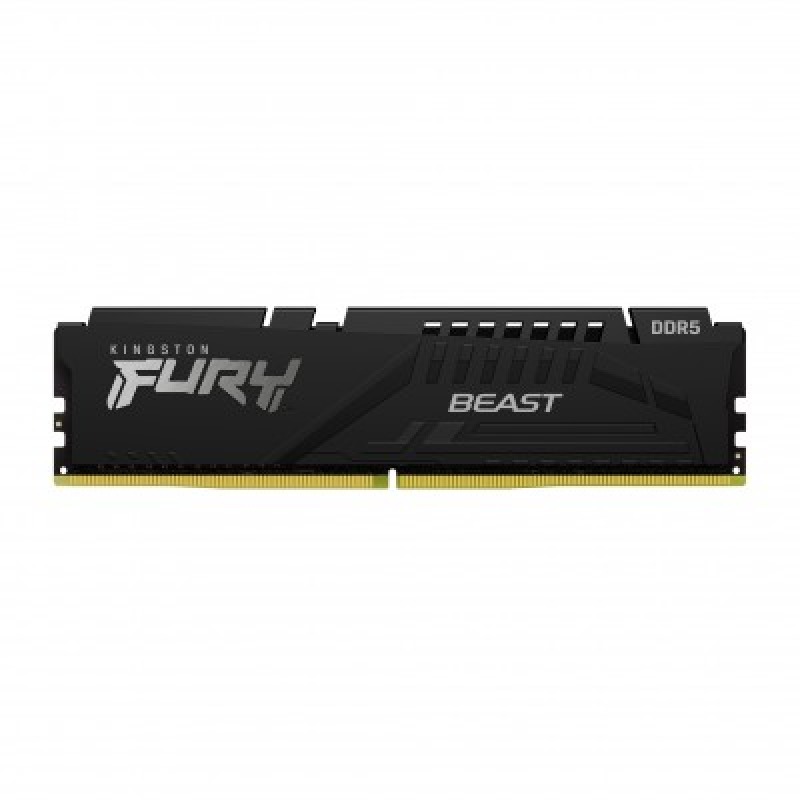 MEMORIA RAM KINGSTON DIMM DDR5 16GB 5200MT/S FURY BEAST BLACK CL40 288PIN 1.25V C/DISIPADOR DE CALOR P/PC/GAMER/ALTO RENDIMIENTO (KF552C40BB-16) image 3