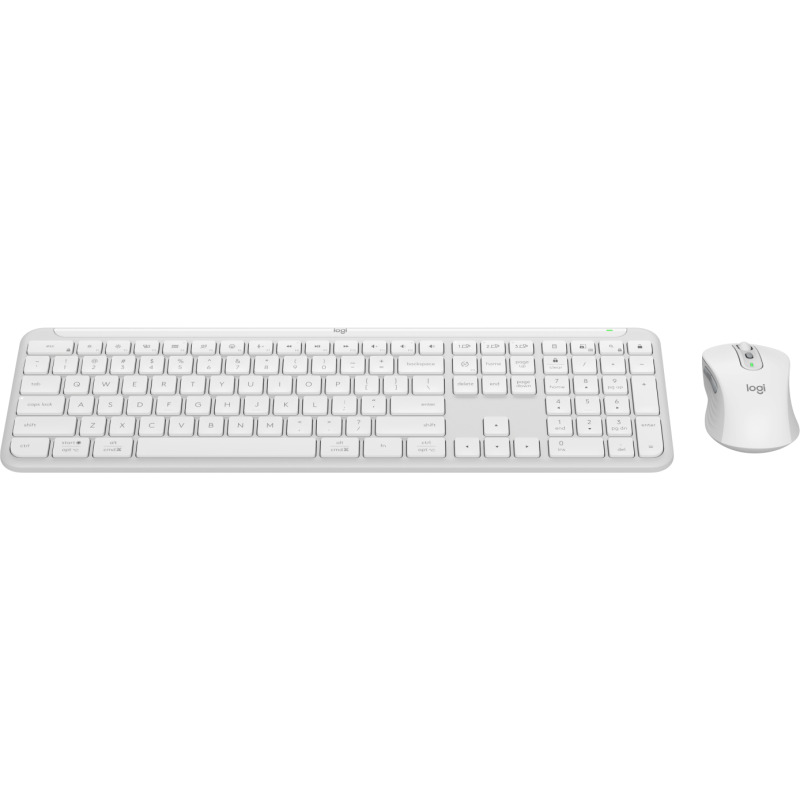 TECLADO/MOUSE LOGITECH MK950 SIGNATURE SLIM INALAMBRICO USB BOLT BLANCO image 3