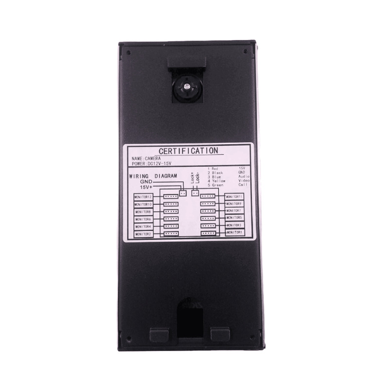 ZKTeco VE06A01PAQ7P- Paquete de Videportero para 6 Departamentos VE06A01 con Monitor VDPIB3 de 7 pulgadas image 2