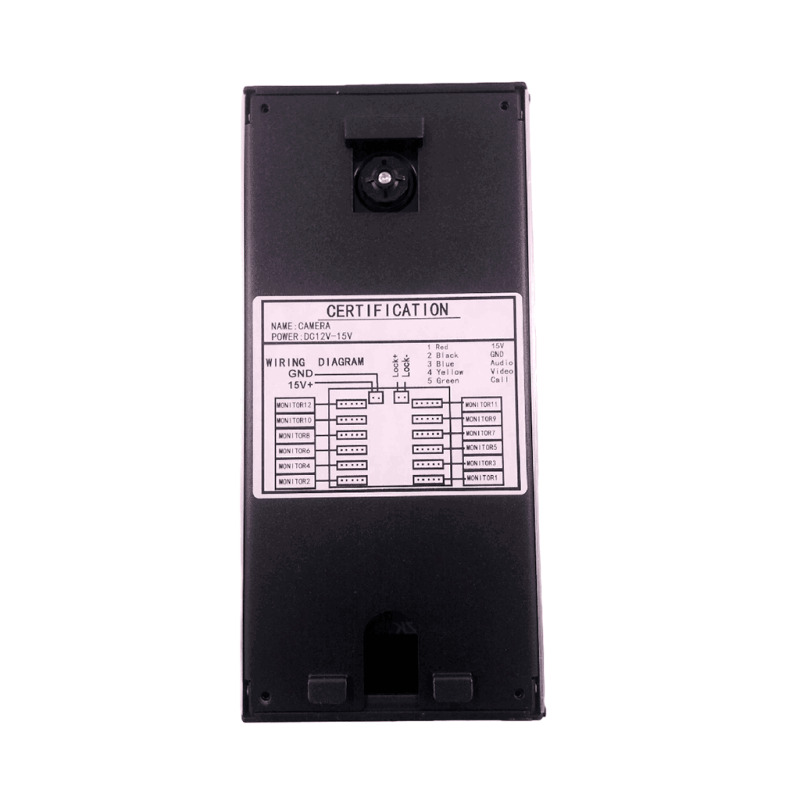 ZKTeco VE08A01PAQ4P - Paquete de Videoportero para 8 Departamentos VE08A01 con Monitor VDPIB4 de 4.3 pulgadas image 2