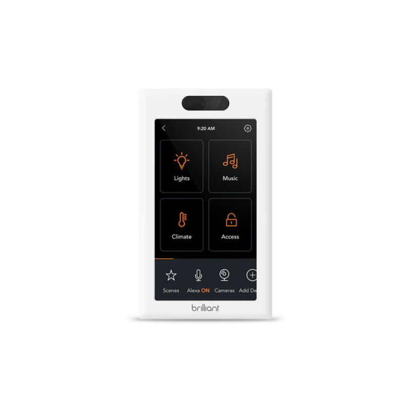 Control de iluminación touch desde su pantalla en pared