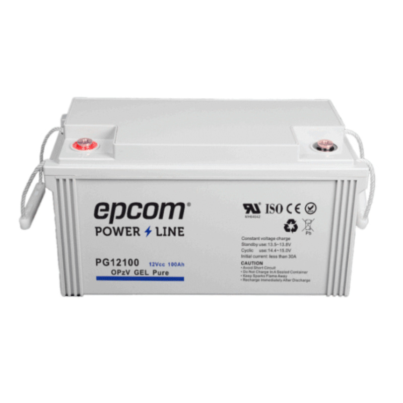 Batería de GEL PURO OPzV / 12 V  100 Ah / Ciclo profundo / Uso en Aplicaciones Fotovoltaicas y de Respaldo