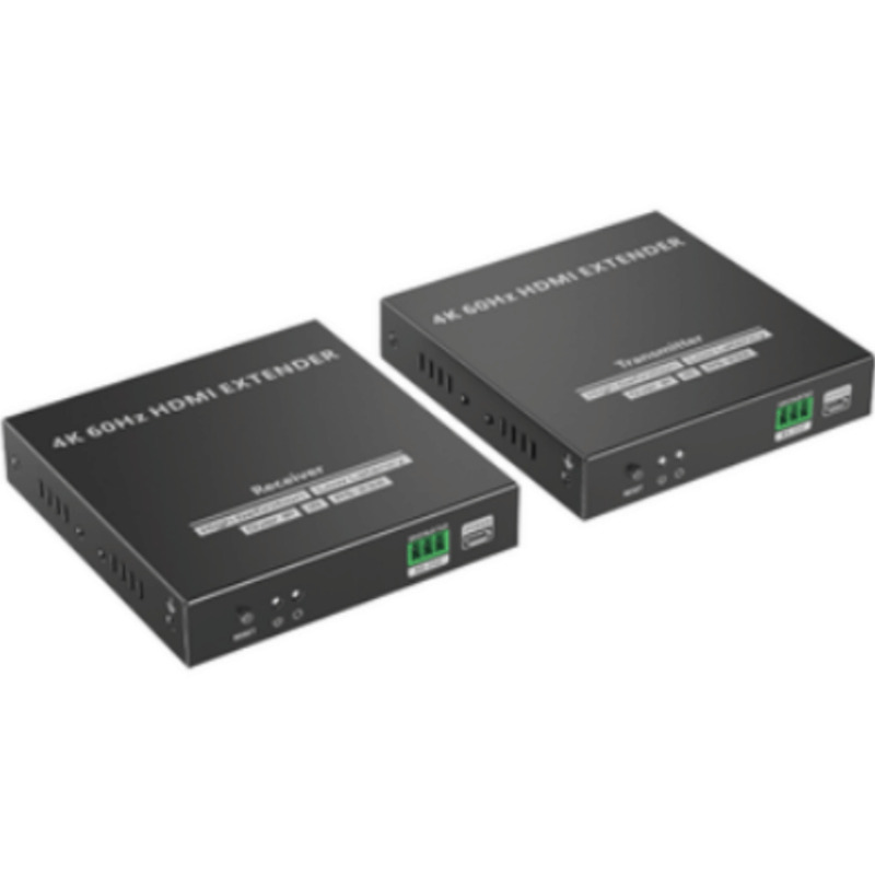 Kit Extensor KVM HDMI y USB hasta 120 metros | Transmite el Video y Controla tu DVR vía USB a distancia | Soporta resolución 4K 60Hz | Cat 6 6a y 7 | Salida Loop en el Tx para visualización local