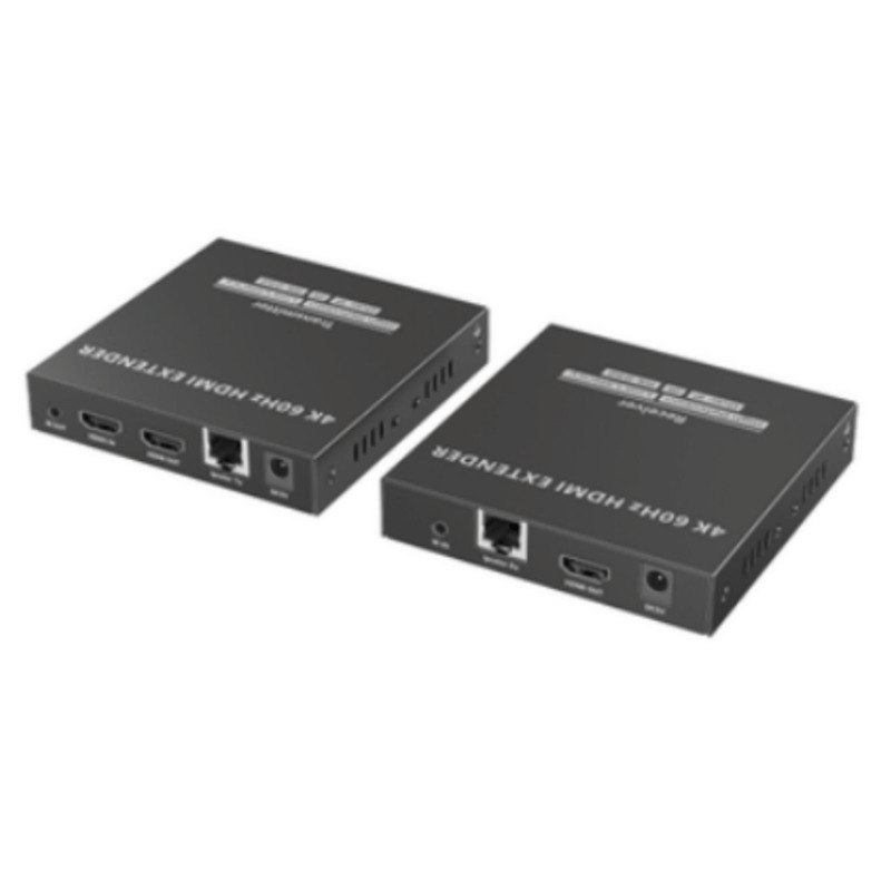 Kit Extensor KVM HDMI y USB hasta 120 metros | Transmite el Video y Controla tu DVR vía USB a distancia | Soporta resolución 4K 60Hz | Cat 6 6a y 7 | Salida Loop en el Tx para visualización local image 4