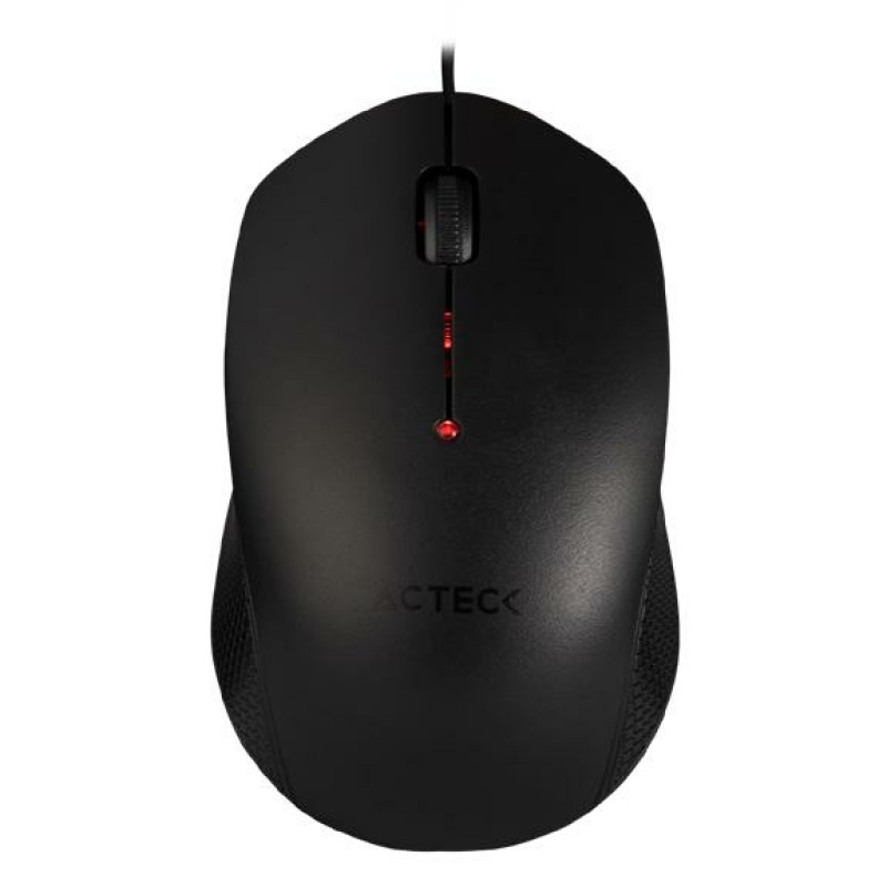 MOUSE ACTECK OPTIMIZE PRIME MA230 / ALAMBRICO / USB / OPTICO / 1200 DPI / 2 BOTONES + SCROLL / WIN - LINUX / NEGRO / AC-933247
