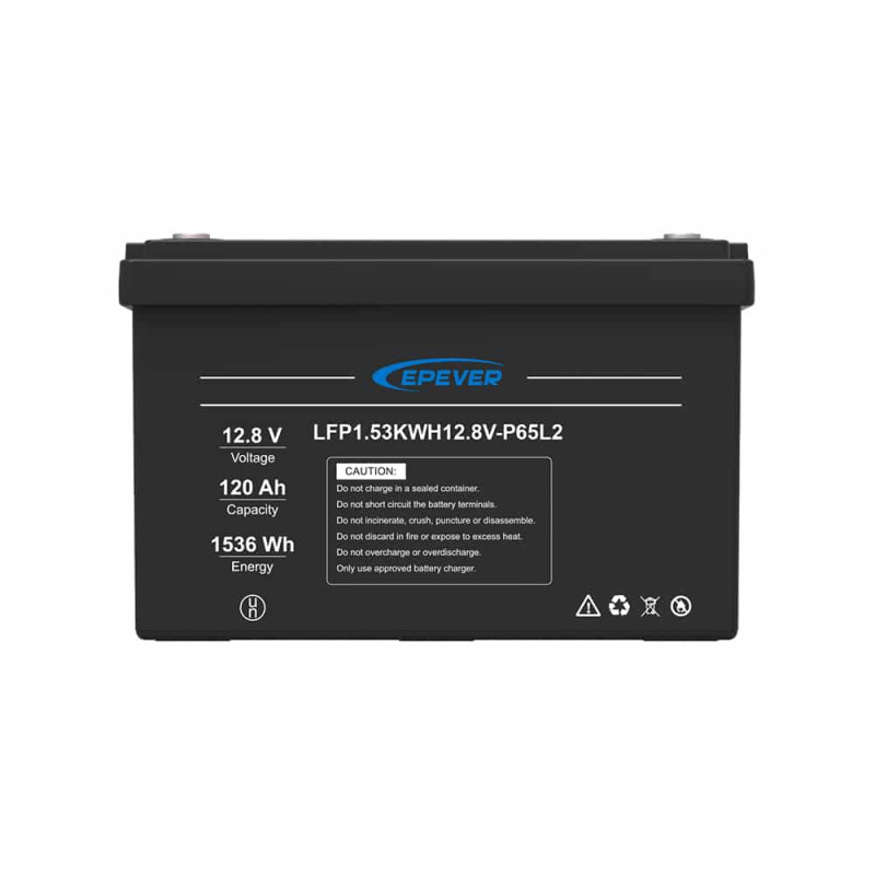 Batería de Litio LiFePO4 Ciclo Profundo 128Vcc 120 Ah 153Kwh para Exterior Libre de Mantenimiento
