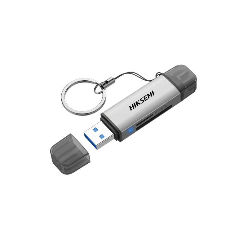 Lector de Tarjetas 2 en 1 / Conector Dual USBA  y USBC / Soporta SD y Micro SD