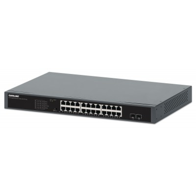 POE SWITCH ,INTELLINET,561907,GB 24 PTOS 19 30W/PTO, 370W + 2 SFP image 2