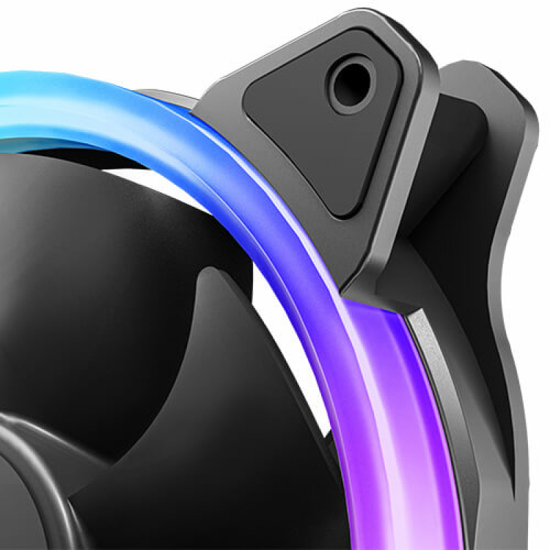 VENTILADOR P/GABINETE ANTEC (NEON 120 ARGB) 120MM PWM ARGB FAN, NEGRO image 8