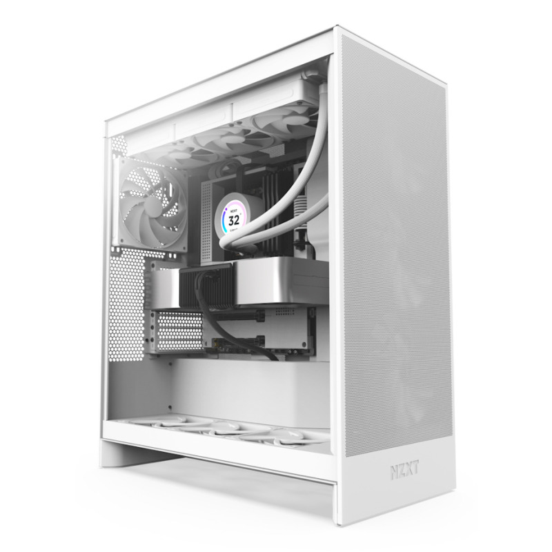 GABINETE NZXT H7 FLOW/BLANCO/MIDI-TOWER/GAMER 