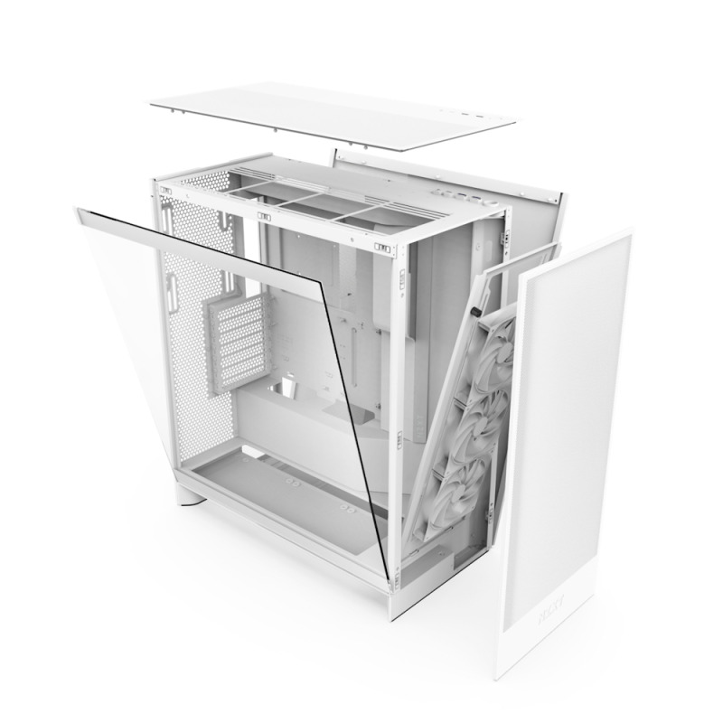 GABINETE NZXT H7 FLOW/BLANCO/MIDI-TOWER/GAMER  image 5