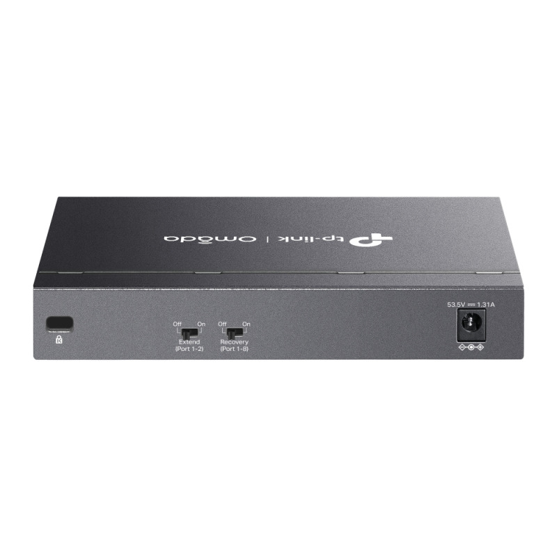 Switch TP-Link Omada DS108GP metálico escritorio/ montaje pared 8 puertos gigabit PoE+ 802.3af/at max. 64W no administrable image 3