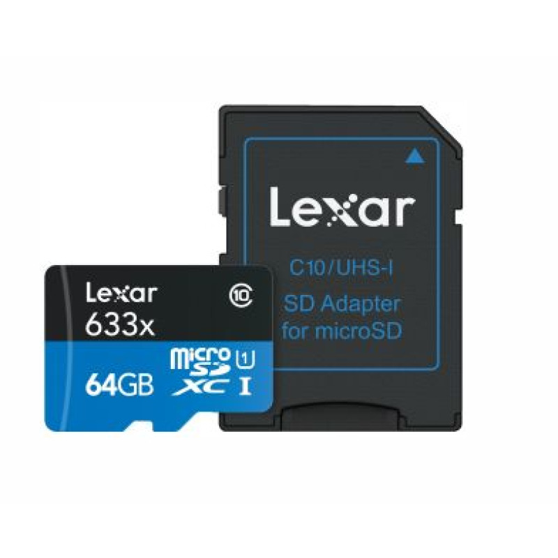 Lexar 633x 64 GB MicroSDHC UHS-I Clase 10