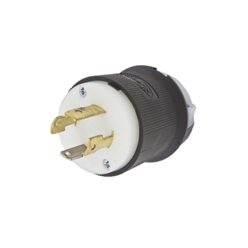 Clavija con Bloqueo de Media Vuelta Industrial 30 a 125/250 V CA / 3 Polos 4 Hilos / Nema L1430P