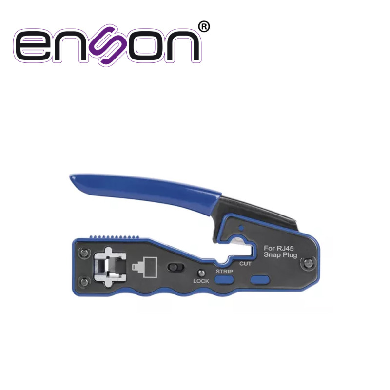 PINZA ENSON ENS-PASSTHR PARA CORTE Y FACIL TERMINADO DE PLUGS RJ45 PASS THROUGH ERGONOMICA image 2