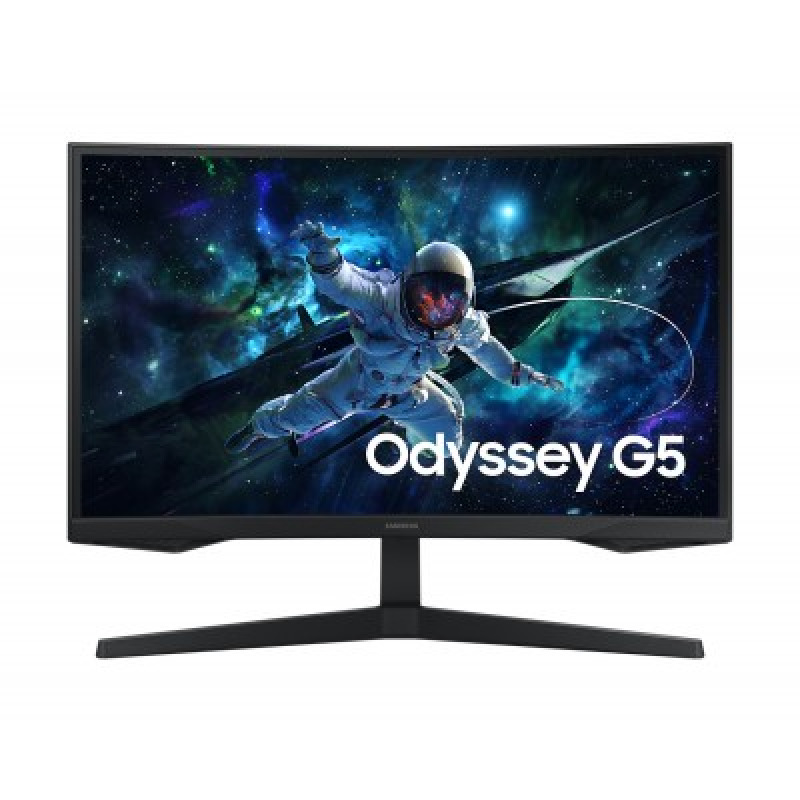 MONITOR LED SAMSUNG 27 PULGADAS, WIDESCREEN, ODISSEY, G5,QHD, 2.560 X 1.440),GAMER, CURVE, NEGRO,16:9,165 HZ,1 MS, PANEL VA, FREESYNC, DP, 2 HDMI , VESA 75 image 2