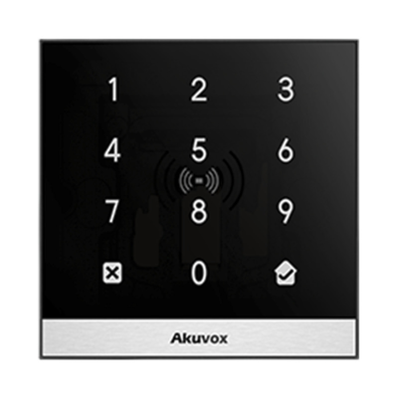 Teclado de Control de Acceso Inteligente / Administración 100 en la Nube / Interfaz WEB / POE / Lector Prox 125 kHz / MIFARE 1356MHz / NFC / APP Smart Plus / Control de 1 Puerta / PIN Para Visitas / IP65 image 2