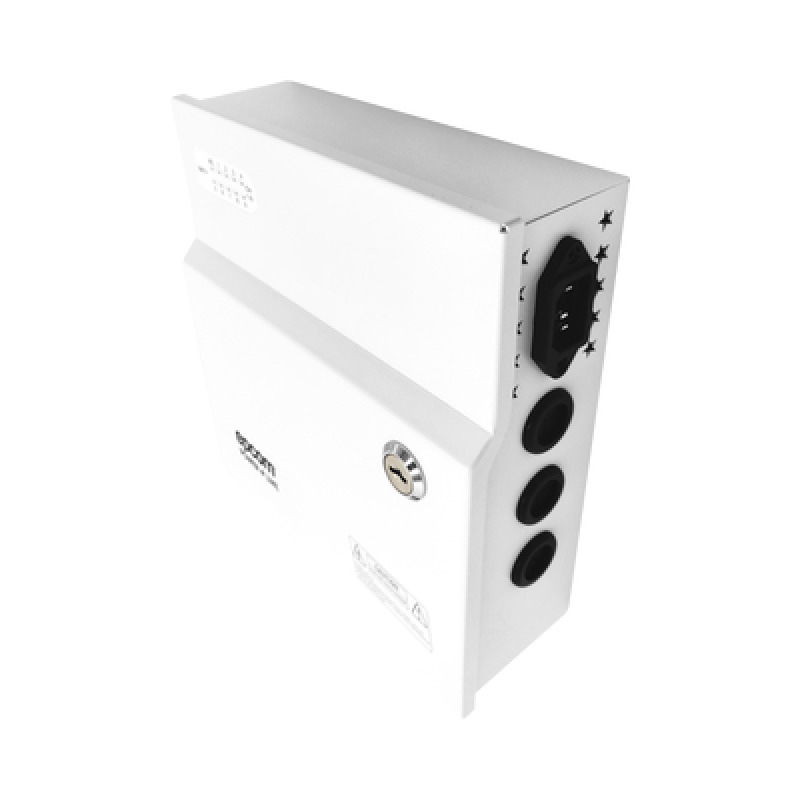 Fuente de Poder con ajuste de voltaje de 11 15 Vcc / 10 A / 9 Salidas / Capacidad de Batería de Respaldo / Requiere Batería / Voltaje de Entrada 96264 Vca image 3