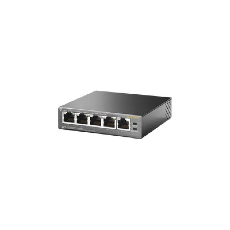 Switch PoE no Administrable de escritorio / 5 puertos 10/100 Mbps / 4 puertos PoE af/at / Presupuesto 67 W / Modo Extensor hasta 250 m / Calidad video prioritaria image 3