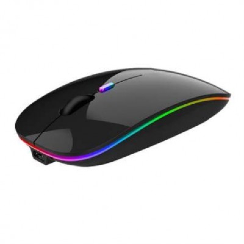 MOUSE NEXTEP INALAMBRICO RECARGABLE DELGADO/SILENCIOSO RGB 1600 DPI NEGRO NE-412N image 2