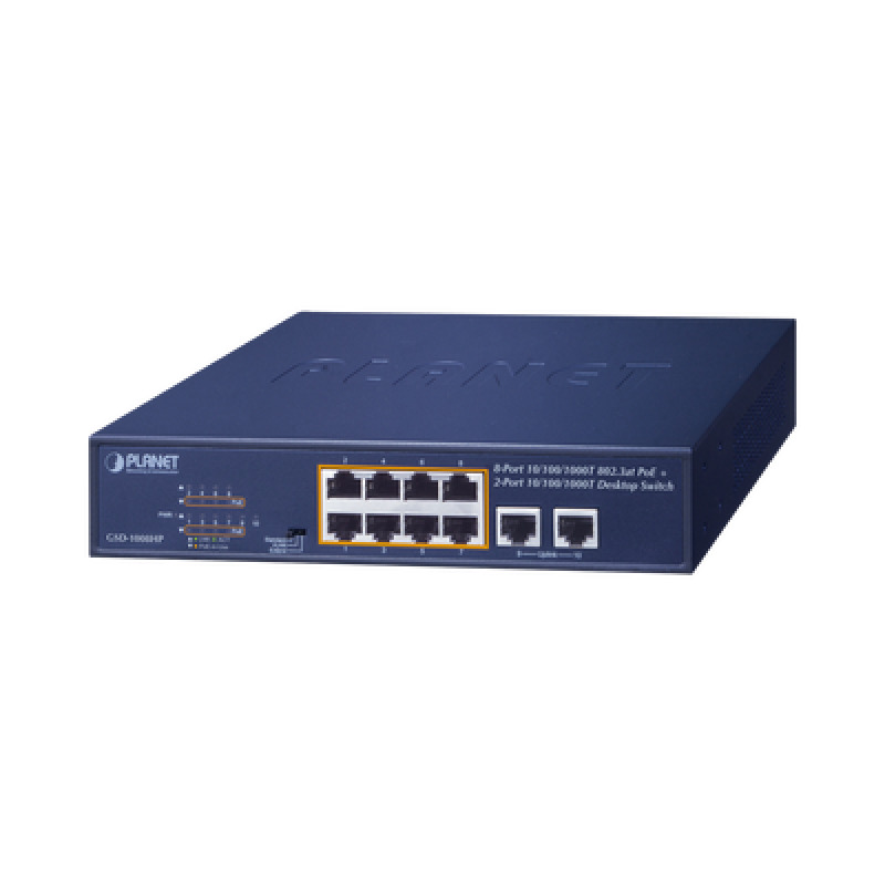 Switch no administrable PoE de 8 puertos 10/100/1000 Mbps con PoE 8023af/at image 2