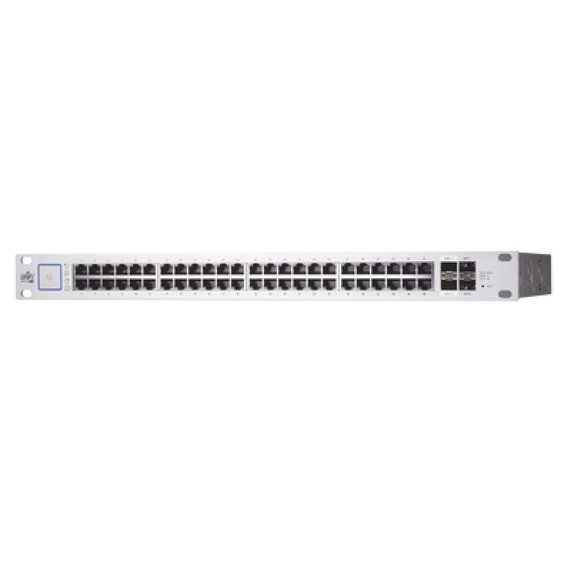 UniFi Switch PoE/ Pasivo 24V Administrable de 48 puertos 10/100/1000 Mbps 2 puertos SFP Gigabit  2 puertos SFP 10 G 500W image 2