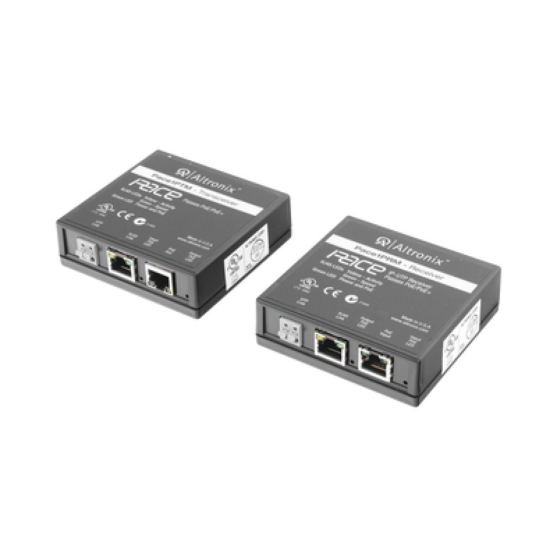 Kit extensor IP y PoE por cable UTP CAT5E hasta 500 mts  100 mbps image 2
