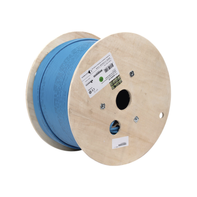 Bobina de Cable Blindado F/UTP de 4 Pares ZMAX Cat6A Soporte de Aplicaciones 10GBaseT CMR Riser Color Azul 305m image 3