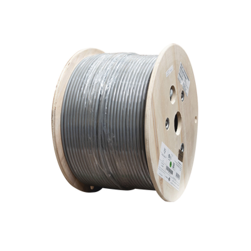 Bobina de Cable Blindado F/UTP de 4 Pares ZMAX Cat6A Soporte de Aplicaciones 10GBaseT CM Color Gris 305m image 3