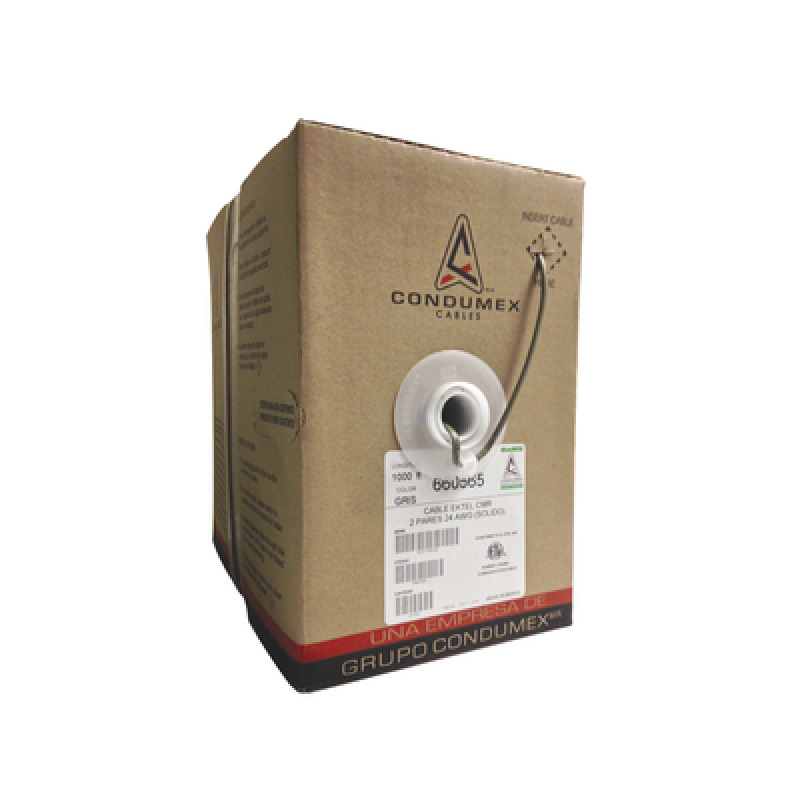 Caja de 1000 ft  305 m   / 4 X 24 AWG / Cable TELEFÓNICO EKTELCMR / Uso Interior image 3