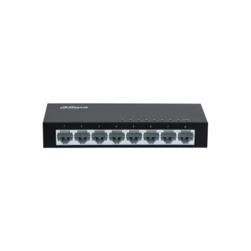 Dahua Technology Access PFS3008-8ET-V2 No administrado L2 Fast Ethernet (10/100) Negro image 2