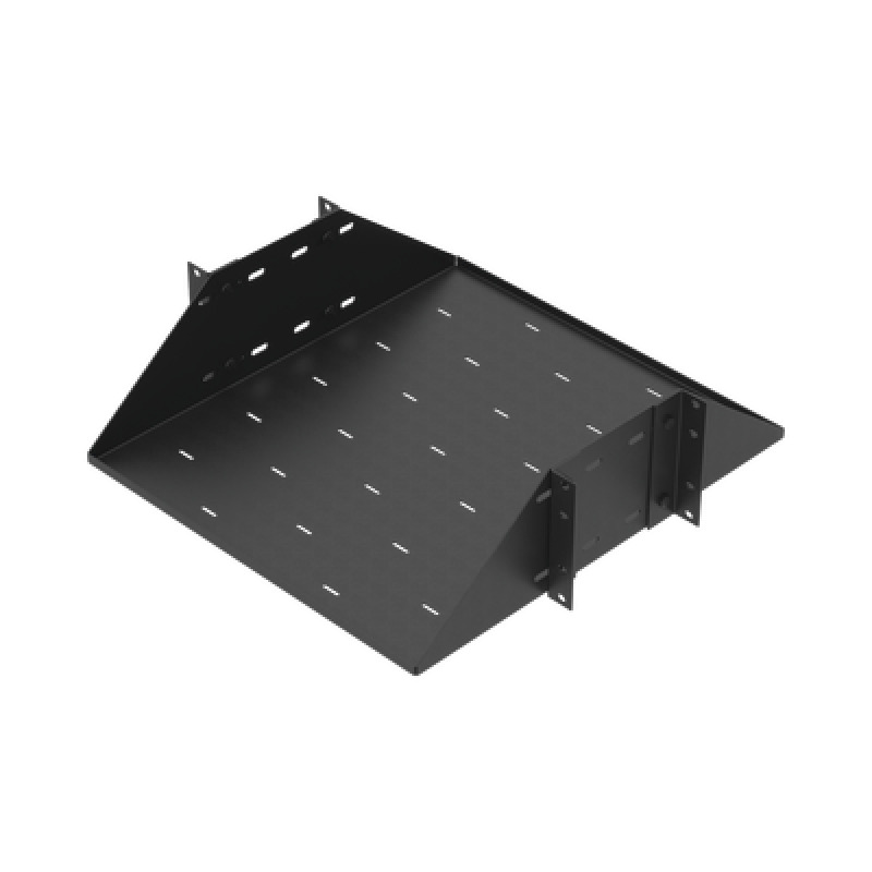 Charola para Soportar Equipos en Rack de 19 Profundidad Ajustable hasta 484 mm 150 Kg  de Carga Compatible con Racks de Doble Perforación 3U image 2
