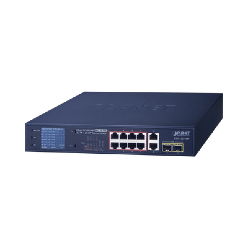 Switch No Administrable 8 Puertos Gigabit con Modo Extend PoE a 250 mts 2 puertos Uplink 10/100/1000 Mbps 2 Puertos SFP image 3