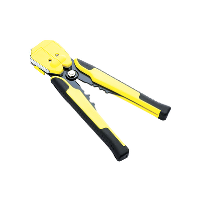 Pinza multifuncional Pelacables con terminal de pestaña prensado automático de color amarillo image 3