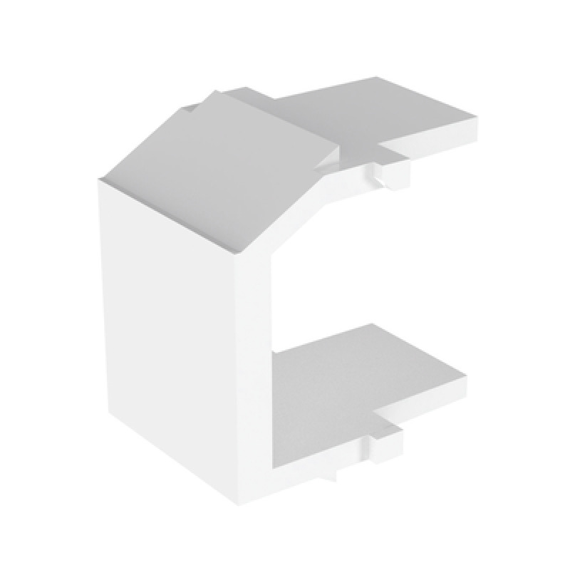 Módulo de tapa ciega Inserto Ciego Tipo Keystone Color Blanco 1 Pieza