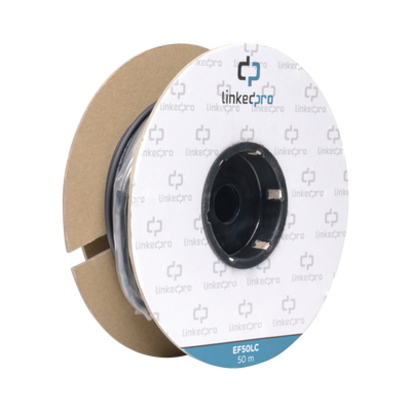 Carrete de Fibra Óptica Monomodo con Conectores LCLC Duplex Reforzada con Kevlar de 50 metros Para instalaciones subterráneas por tubería image 3