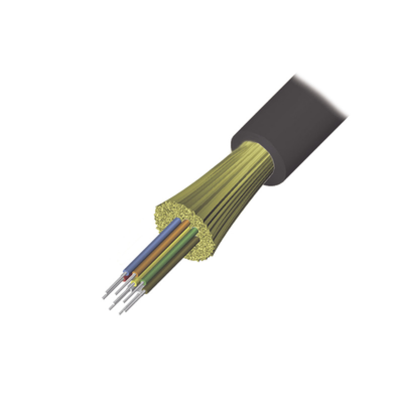 Cable de Fibra Óptica de 6 hilos Interior/Exterior Tight Buffer No Conductiva Dieléctrica LS0H Multimodo OM4 50/125 optimizada 1 Metro image 3