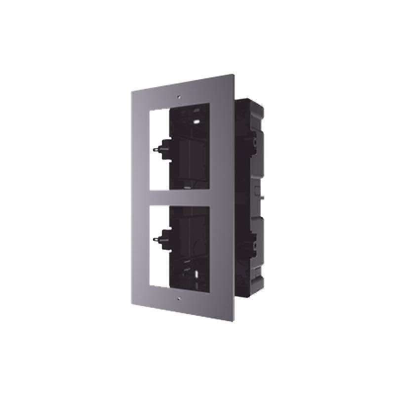 Base de 2 Espacios para EMPOTRAR Módulos de Videoporteros Hikvision image 3