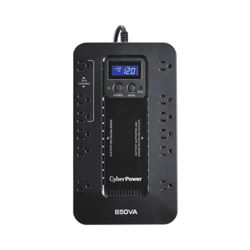 UPS de 850 VA/510 W Topología Standby con Modo Ahorrador ECO Entrada 120 Vca NEMA 515P Con 12 Tomas NEMA 515R image 5