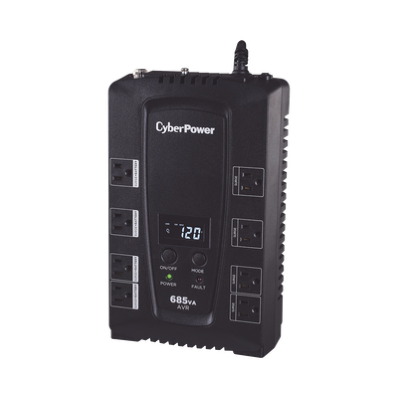 UPS de 685 VA/390 W Topología Línea Interactiva Entrada 120 Vca NEMA 515P Tipo Gabinete Compacto Con 8 Tomas NEMA 515R image 3