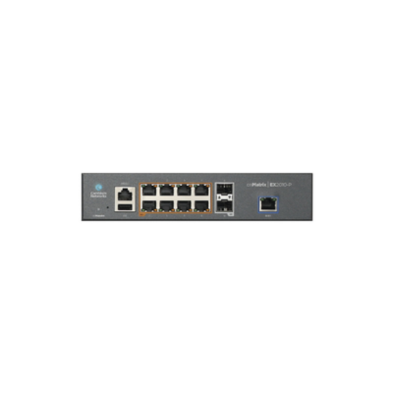 Switch cnMatrix EX2010P capa 3 de 10 puertos8 PoE Gigabit 8023af/at 2 SFP 1 consola 1 MNGMT 1 USB  administración desde la Nube MXEX2010PXAU image 3