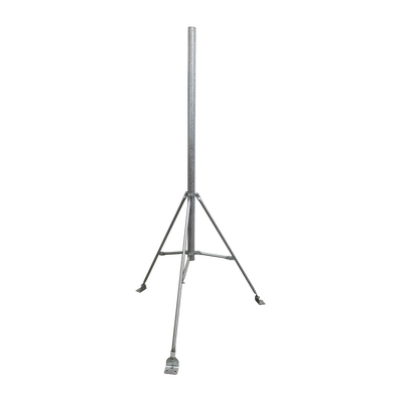 Mástil de 2 x 15 metros con Tripie para Instalación en losa Acero Galvanizado en Caliente image 4