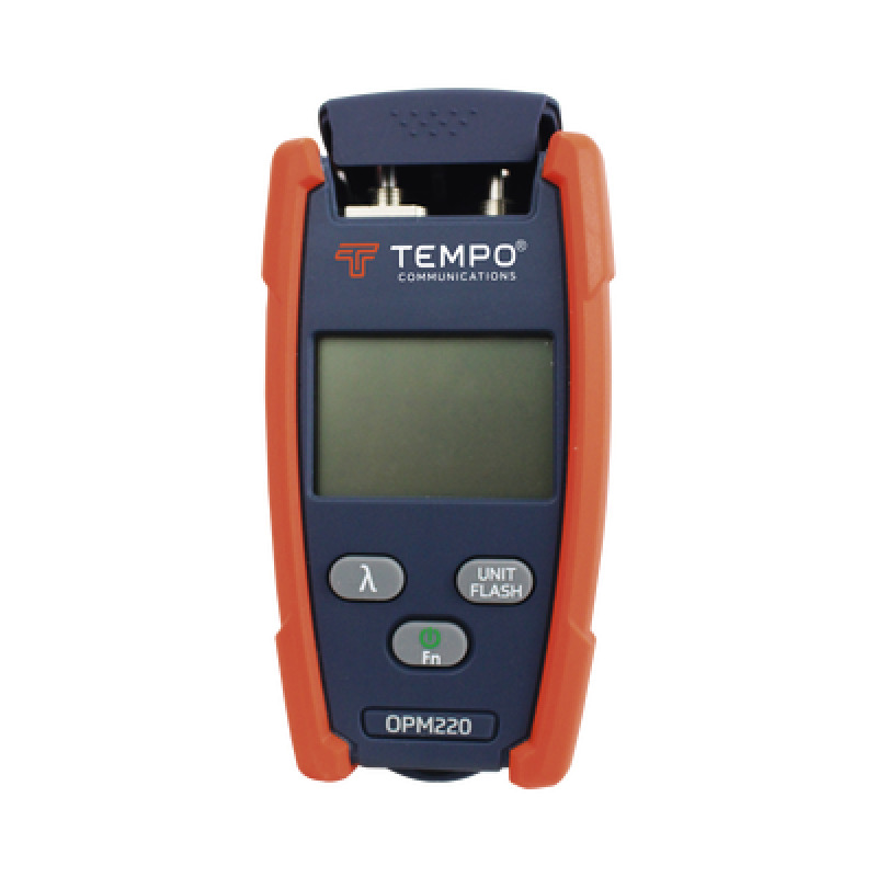 Medidor de Alta Potencia Micro OPM para Fibra Óptica con Localizador Visual de Fallos VFL entrada universal de 25 mm para conectores SC ST y FC image 2