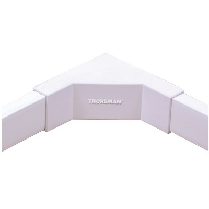 Esquinero interior blanco de PVC auto extinguible para canaletas TMK1020 TMK1020SD TMK1020CD 512002001 image 2