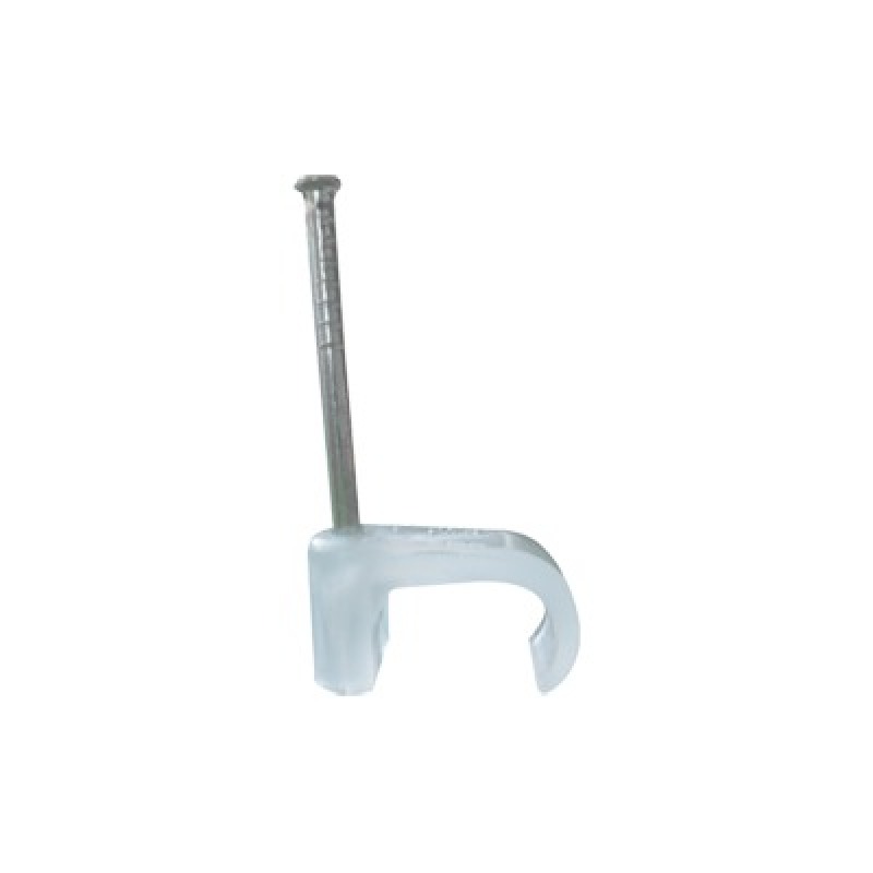 Grapa para cable plano de 6mm color transparente 100pzs 321000100 image 2