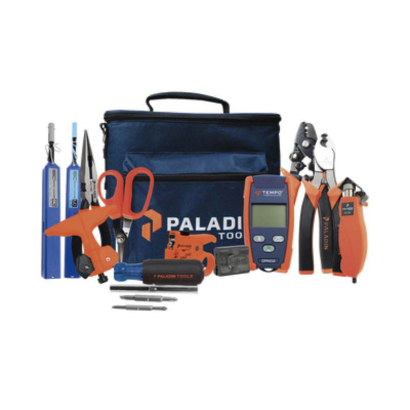 Kit de Herramientas Pro Plus para Instalación de Fibra Óptica con accesorios de limpieza de puertos/conectores desforradoras de fibra óptica  y medidor de potencia image 3