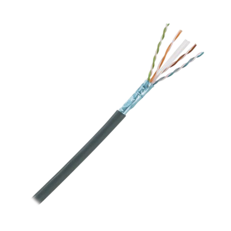 Bobina de Cable Planta Externa con Gel de 4 pares Cat6A Blindado F/UTP Color Negro 305m image 3