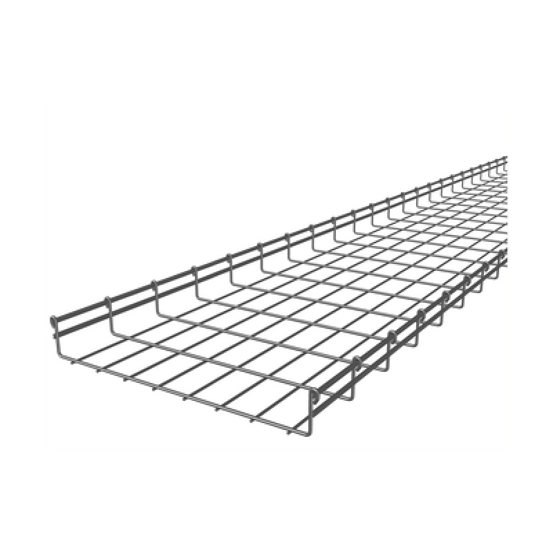 Charola Tipo Malla 66/400 mm Acabado Electro Zinc Hasta 420 Cables Cat6 Tramo de 3 Metros image 3