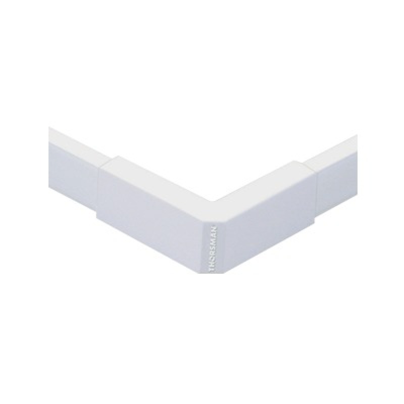 Esquinero exterior blanco de PVC auto extinguible para canaletas TMK1020 TMK1020SD TMK1020CD 511002001 image 2