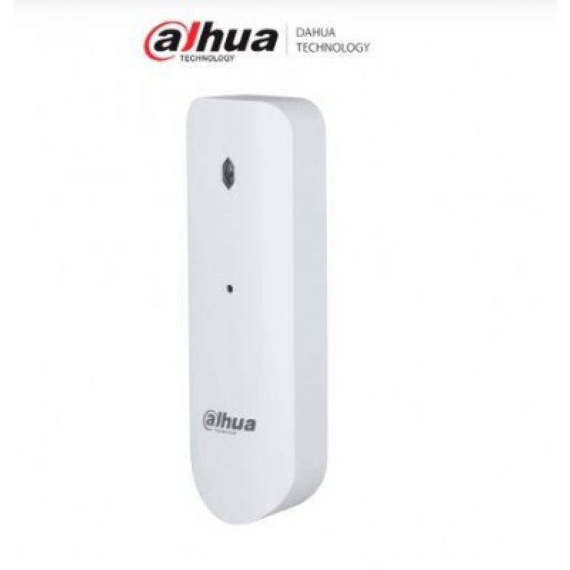 DAHUA ARD512-W2 - Detector de rotura de cristal inalámbrico/ Detección de frecuencias altas y bajas simultaneas / Funciona con cristal templado/ Laminado / Doble hoja /  Armado / Indicador Led / #AlarmasDahua